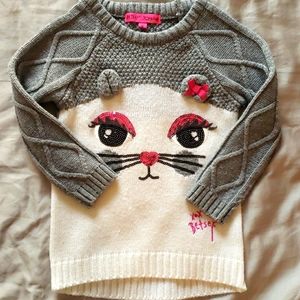 Cute Betsey Johnson young girl's sweater.